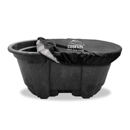COSFUN 100-Gallon Foil-Insulated Stock Tank Cover
