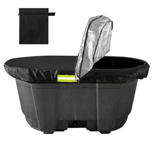 MQLD 100-Gallon Stock Tank Cover with Zipper