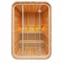 Duthss 2-Person Outdoor Cube Sauna, Red Cedar, 4.5kW