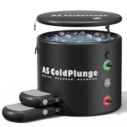 AS ColdPlunge XL Upright Plunge Tub, 120 Gallon