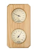 MIKSUS 10-inch Premium Wood Sauna Thermometer Hygrometer