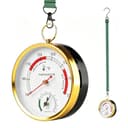 Andelov Lanyard-Mount Sauna Thermometer and Hygrometer