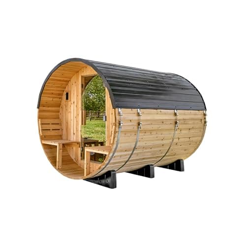 Backyard Discovery Paxton 4-6 Person Cedar Barrel Sauna