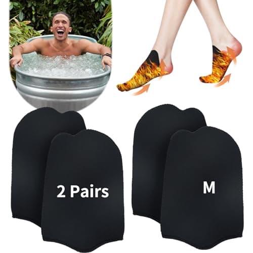GFYYBKJ Ice Bath Toe Covers, 4mm Neoprene (2 Pairs)