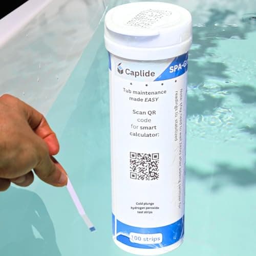 Caplide Hydrogen Peroxide Test Strips, 0–100 ppm (100 count)