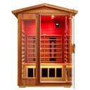 KUNSANA Ceramic Infrared Outdoor Sauna, 2 Person