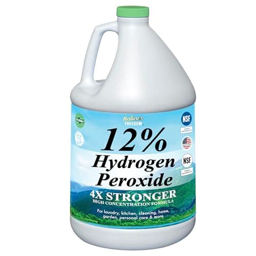 Nature's Freedom 12% Food Grade Hydrogen Peroxide (1 Gallon)
