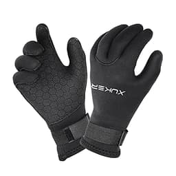XUKER Water Gloves, 3mm Neoprene Five-Finger