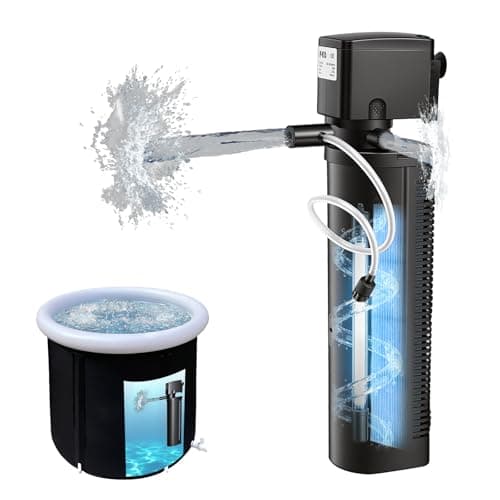 COOSPIDER 600 GPH Submersible Pool Filter with UV Light