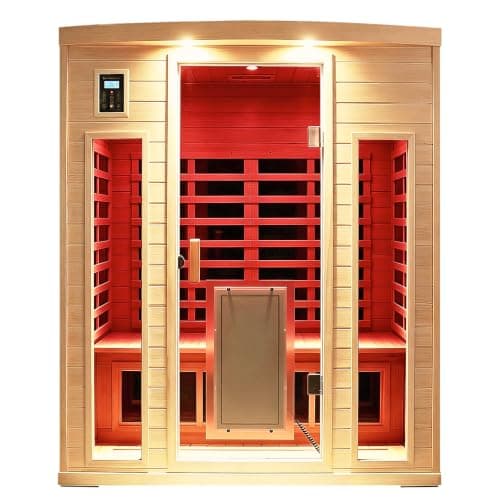 Generic 3 Person Infrared Sauna, 2130W, 0-5 mG