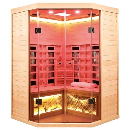 Generic 2-3 Person Ceramic Infrared Sauna, 1810W