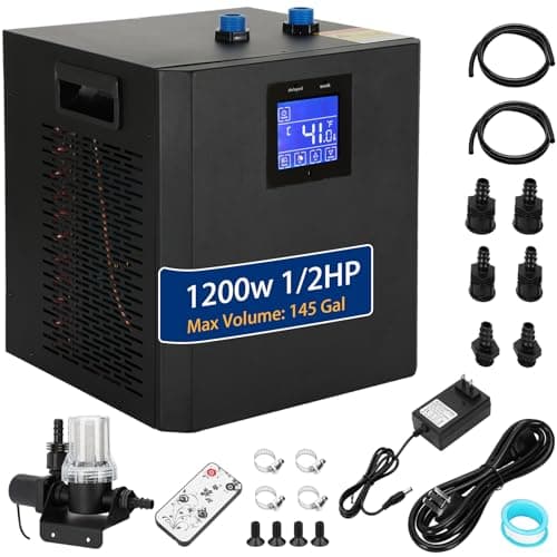 Vikua 1/2 HP Ice Bath Water Chiller, 145 Gallon (110V)
