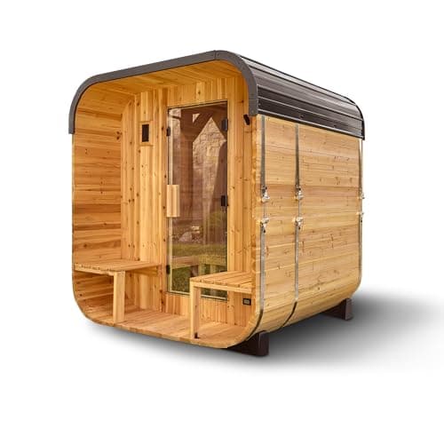 Backyard Discovery Lennon 2-4 Person Cedar Cube Sauna
