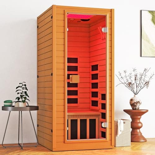 Real Relax Full Spectrum Infrared Sauna, 1 Person, 1290W