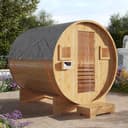 SunSwell Outdoor Traditional Sauna 4-6 Person, 6kW