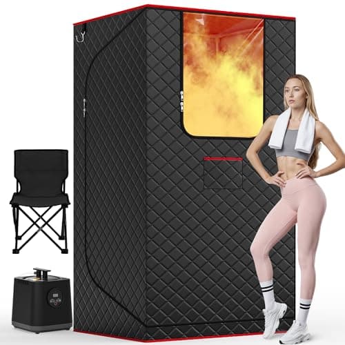 Manastin Upgraded Portable Steam Sauna, 3L/1200W